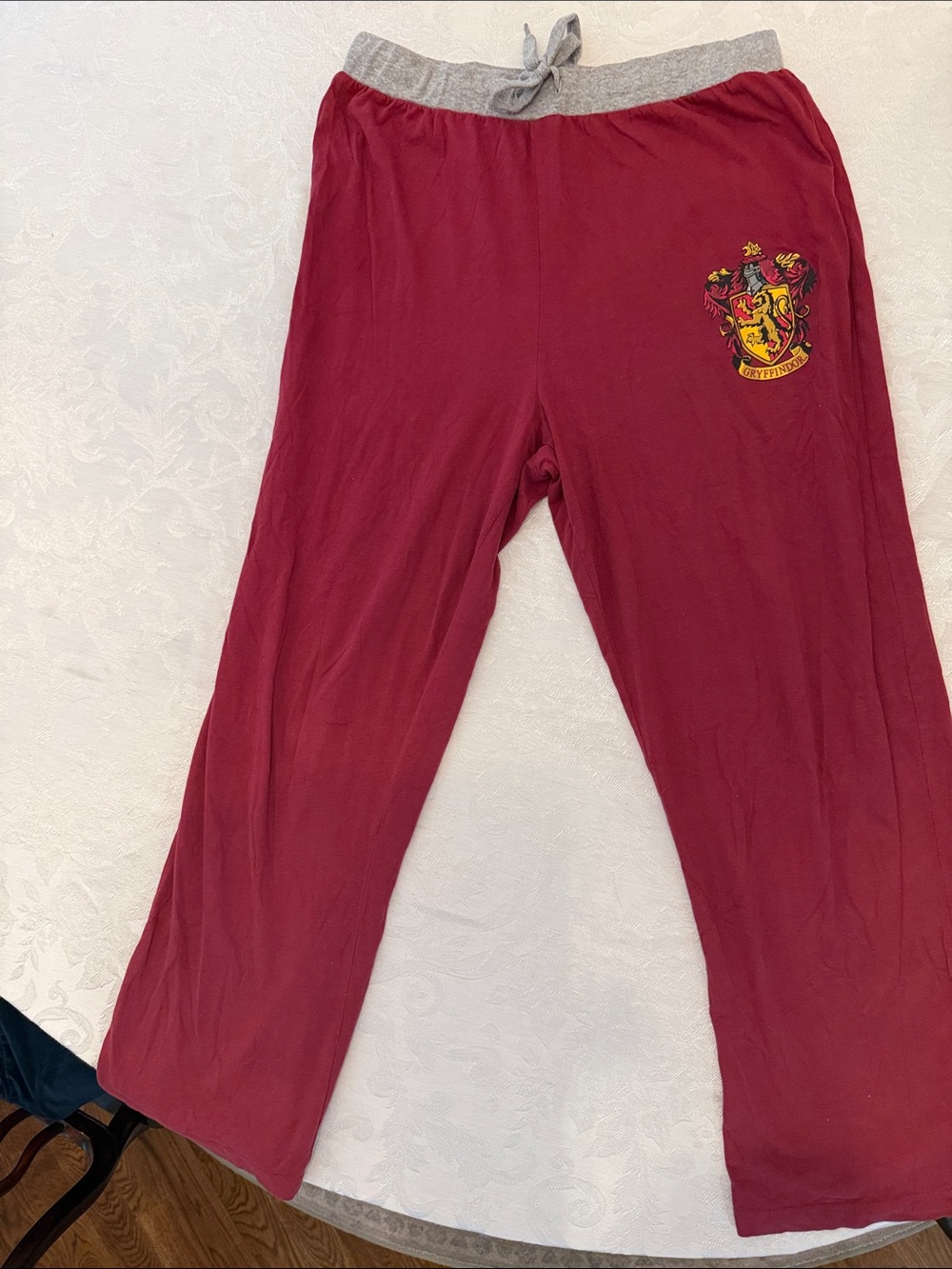Warner Bros. Gryffindor Maroon Kids Pajama Bottoms with Crest